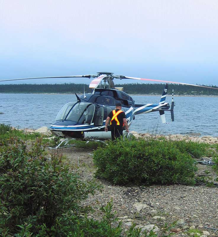 Bell 407 helicopter courtesy of Nalcor Energy Bell 407 helicopter courtesy Nalcor Energy