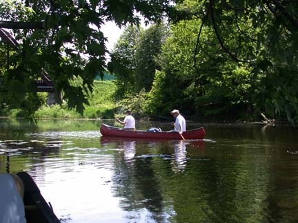 Robert & Silvia on the Jock river June 5