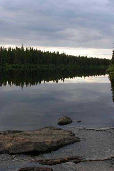 sunset on the Chococouane river